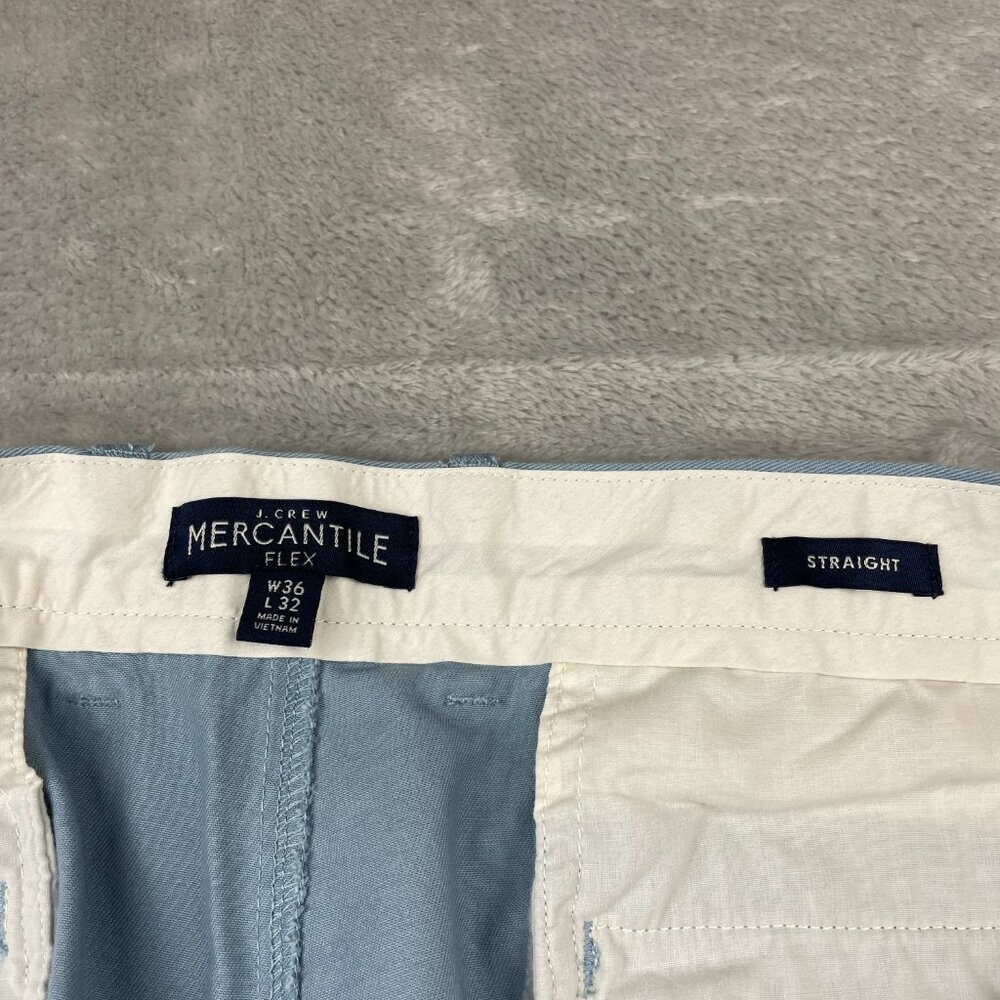 J Crew Mercantile Flex Flat Front Khakis Pants Men's Size 36x32 - Picture 5 of 9